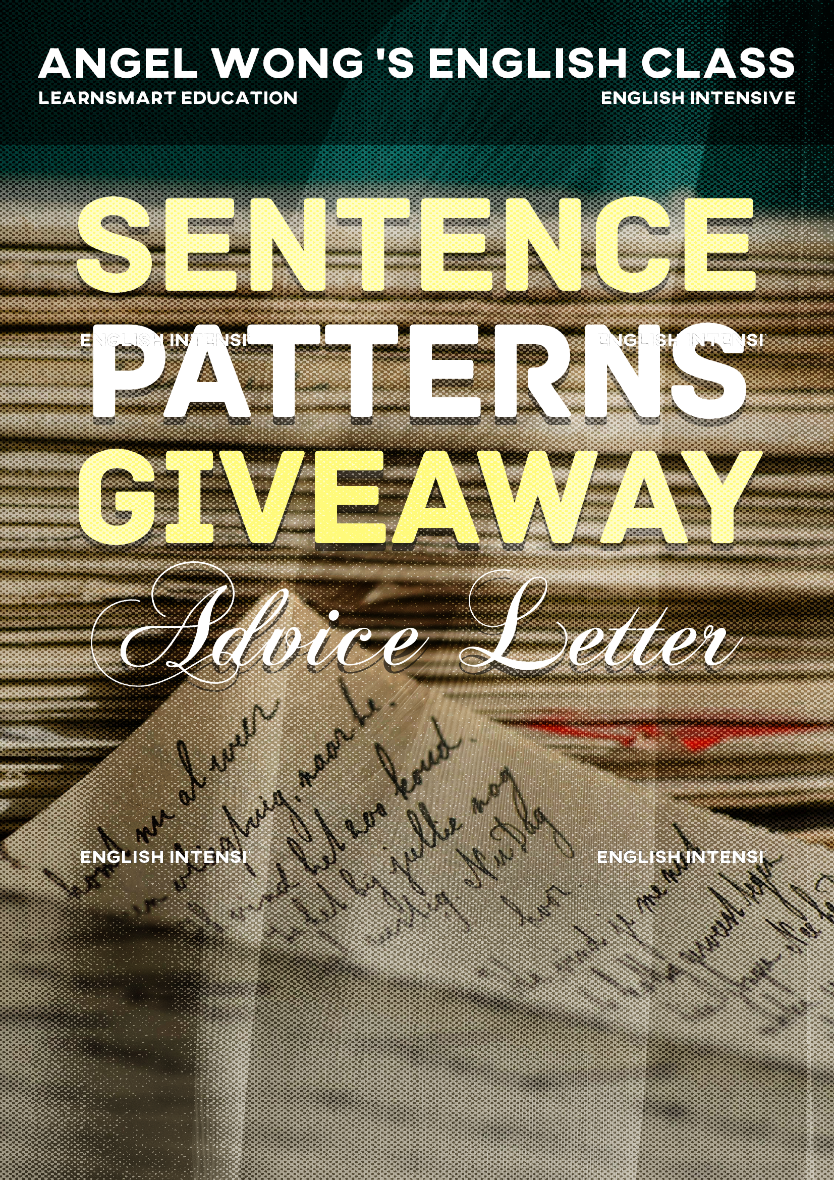 《Advice Letter 寫作句式合集》Ms.Angel's DSE英文 Giveaway